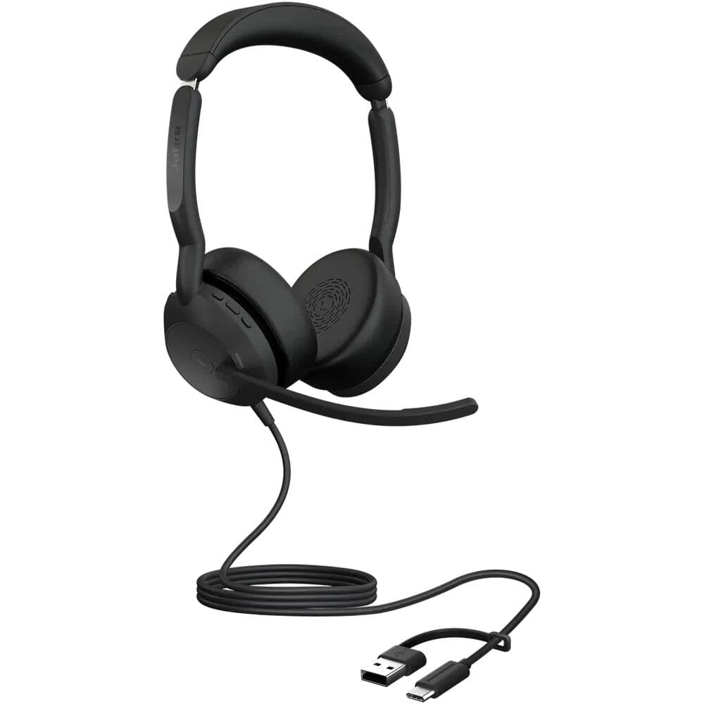 Jabra Evolve2 50 Stereo Wired/Wireless Headset MS USB-A/USB-C and Bluetooth 25089-999-799
