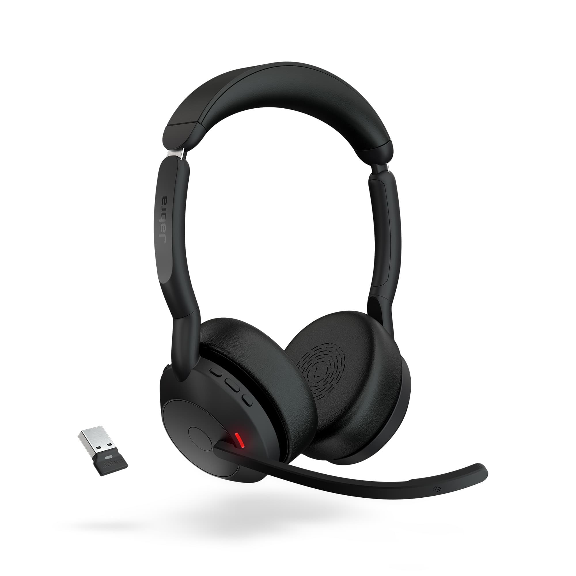 Jabra Evolve2 55 Stereo Wireless (Bluetooth) Headset UC USB-A Link 380 25599-989-999