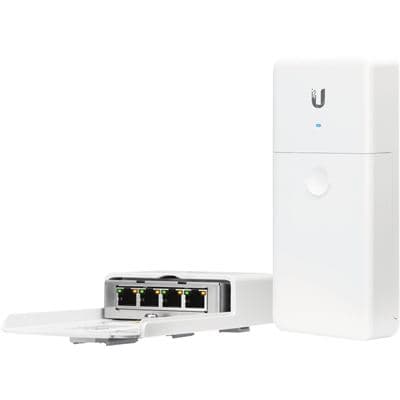Ubiquiti NanoSwitch 4-Port Outdoor PoE Switch 24v PoE in 3x PoE out N-SW