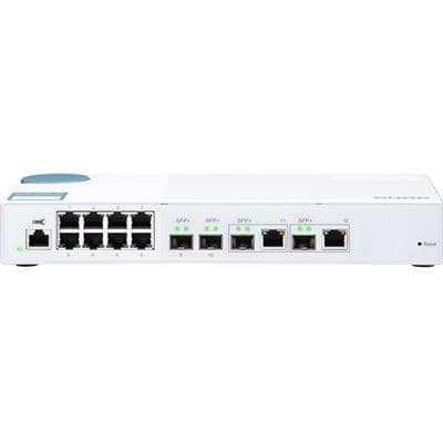 QNAP QNAP QSW-M408-2C 10Gb Ethernet Switch 8x 1Gbps 2x 10GigE SFP+/NBASE-T Combo 2x 10GigE SFP+ QSW-M408-2C