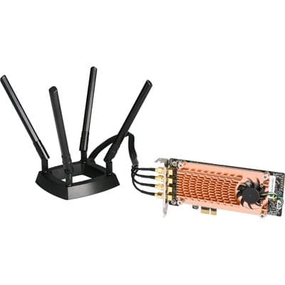 QNAP Dual-band 802.11ac wireless PCIe card for NAS or Linux PC QWA-AC2600