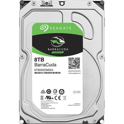 Seagate 8TB BarraCuda 3.5 inch Hard Disk Drive for Desktop Computers ST8000DM004