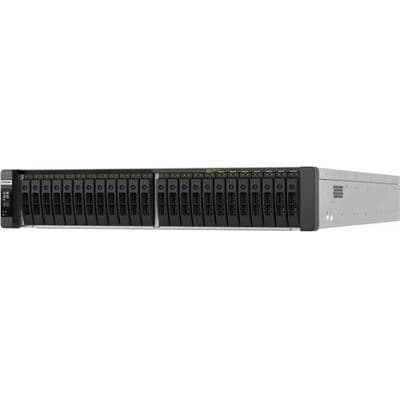 QNAP 24-Bay Dual-CPU U.2 NVMe all-flash rackmount NAS expandable for 100GbE and PB-scale storage TDS-H2489FU-R2-4314-128G