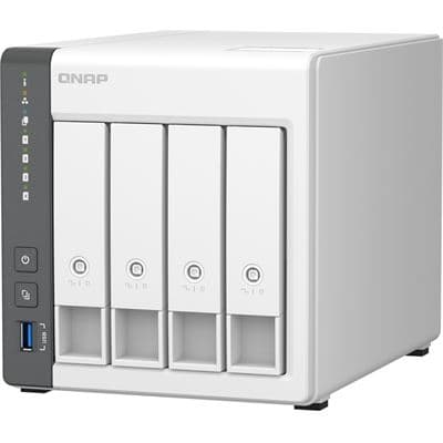 QNAP 4-Bay NAS Quad-core 2GHz CPU 4GB RAM 1x 2.5GigE TS-433-4G