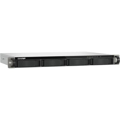 QNAP 4-Bay Short Depth Rackmount NAS 4 Core 2GHz CPU 4GM RAM TS-433EU