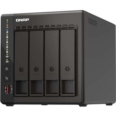 QNAP 4-bay Desktop NAS Celeron J6412 4Core 2.0GHz CPU 8GB RAM 2x 2.5GbE LAN 2x M.2 2280 PCIe Slots TS-453E-8G