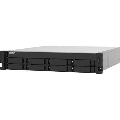 QNAP 8-Bay Quad-core 1.7GHz rackmount NAS dual 10GbE SFP+ dual power TS-832PXU-RP-4G