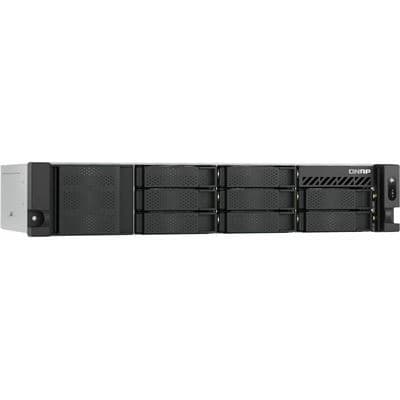 QNAP 8-bay (short-depth) Rackmount NAS Intel 8C 2.8GHz CPU TS-855EU-8G