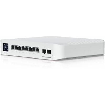 Ubiquiti 10-Port Managed Gigabit Layer3 PoE+ Switch 8x 1GbE 2x 10GigE SFP+ USW-PRO-8-POE