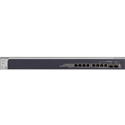 NETGEAR 8-port 10GigE Smart Managed Pro Switch with 2 SFP+ Ports XS708T-100AJS