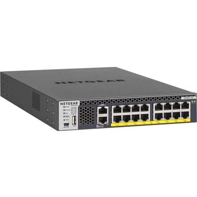 NETGEAR AV Line 16-Port 10GigE PoE+ Managed Network Switch XSM4316PB-100AJS
