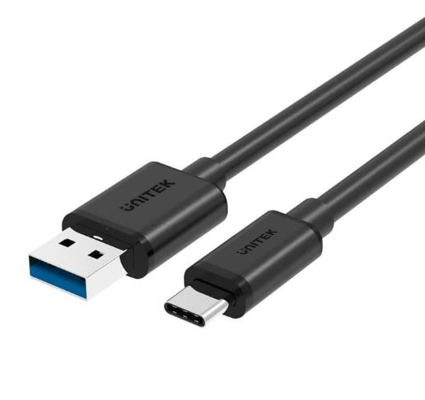 Unitek UNITEK 1m USB 3.1 USB-C Male to USB-A Male Cable. Y-C474BK