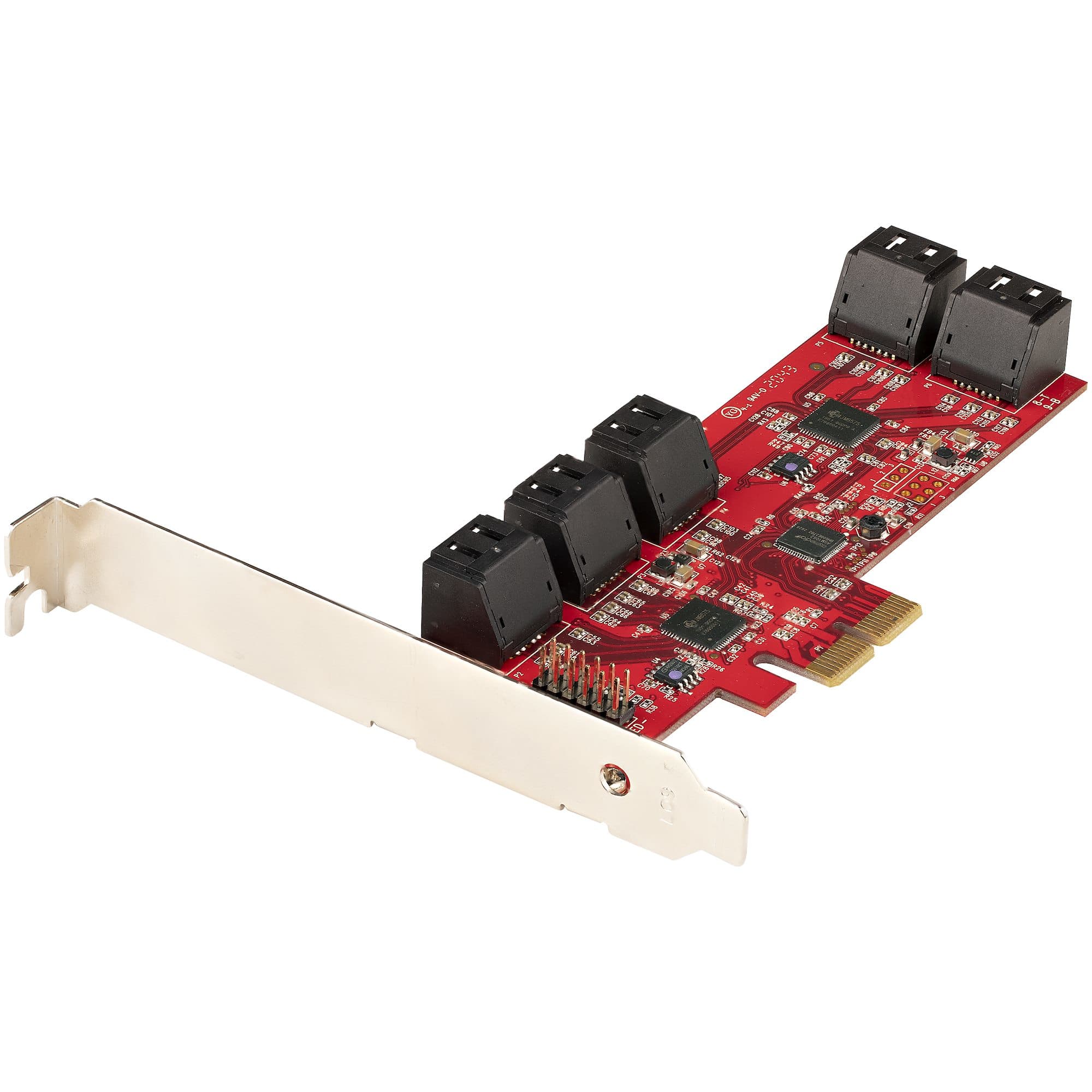 STARTECH STARTECH.COM SATA PCIE CARD - 10 PORT 6GBPS PCIE SATA EXPANSION, 2 YR 10P6G-PCIE-SATA-CARD