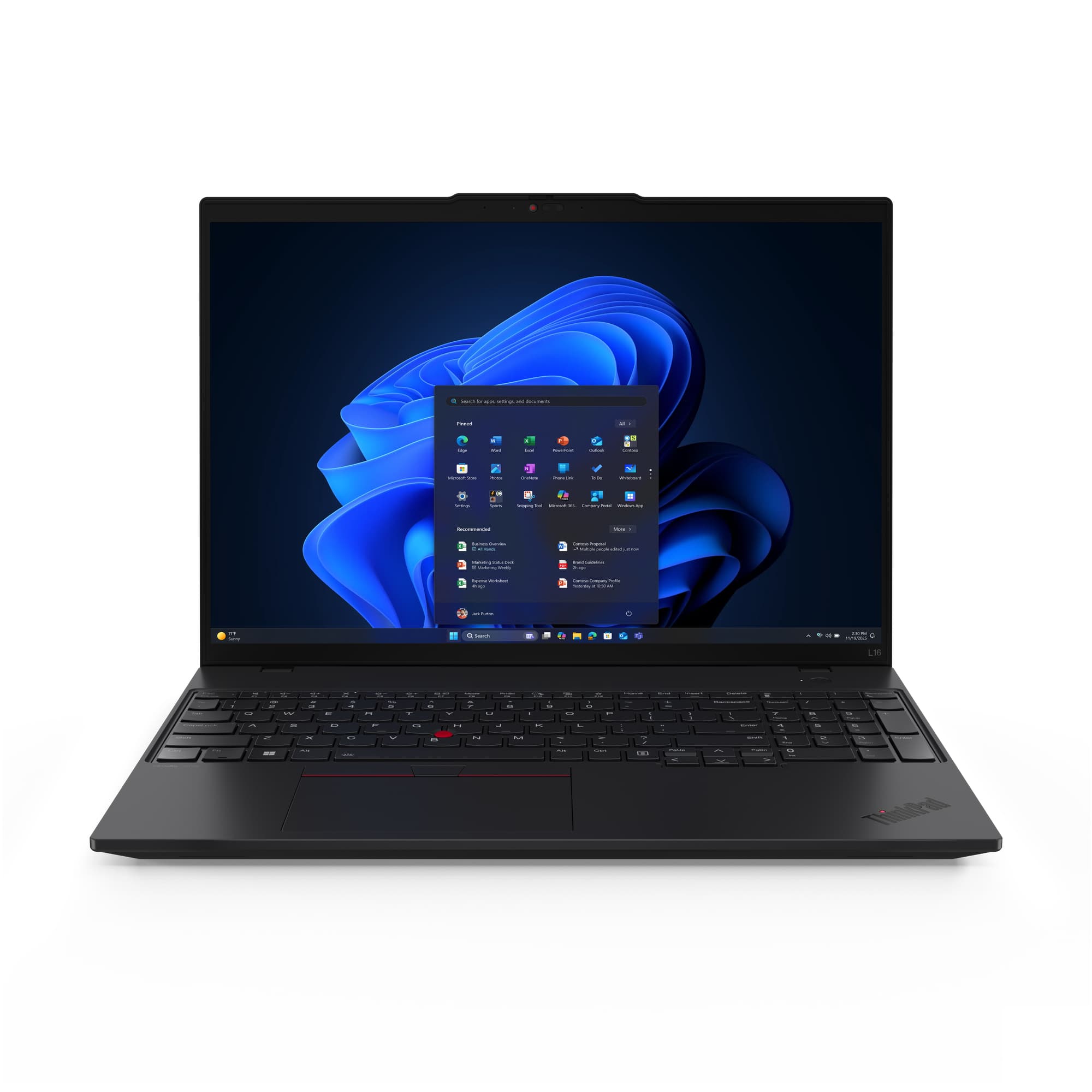 LENOVO LENOVO L16 G2 AMD, 16" WUXGA IPS, AI7 PRO 350, 32GB (16+16), 512GB, WI-FI 7, W11P, 3YO+CO 21RH0010AU