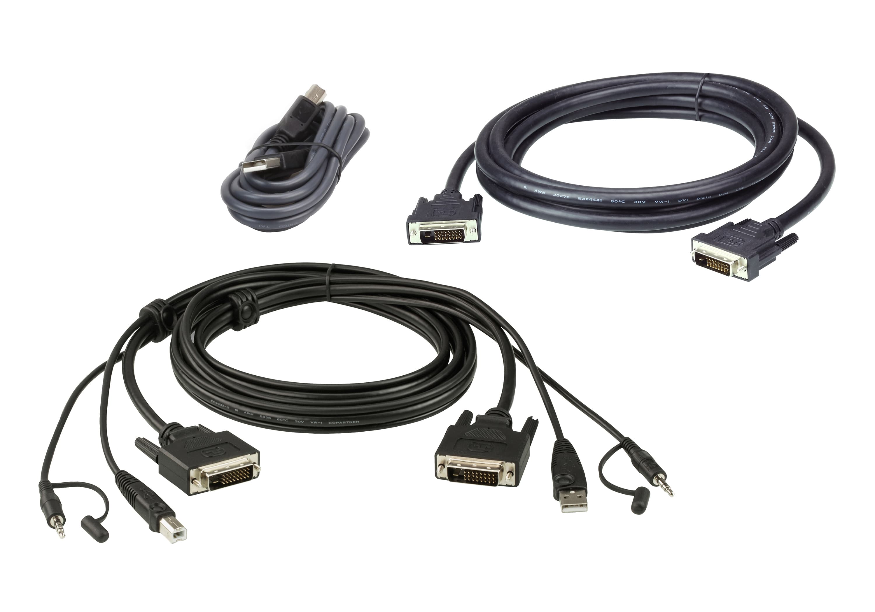 ATEN ATEN 1.8M USB DVI-D DUAL DISPLAY DUAL LINK SECURE KVM CABLE KIT 2L-7D02UDX3