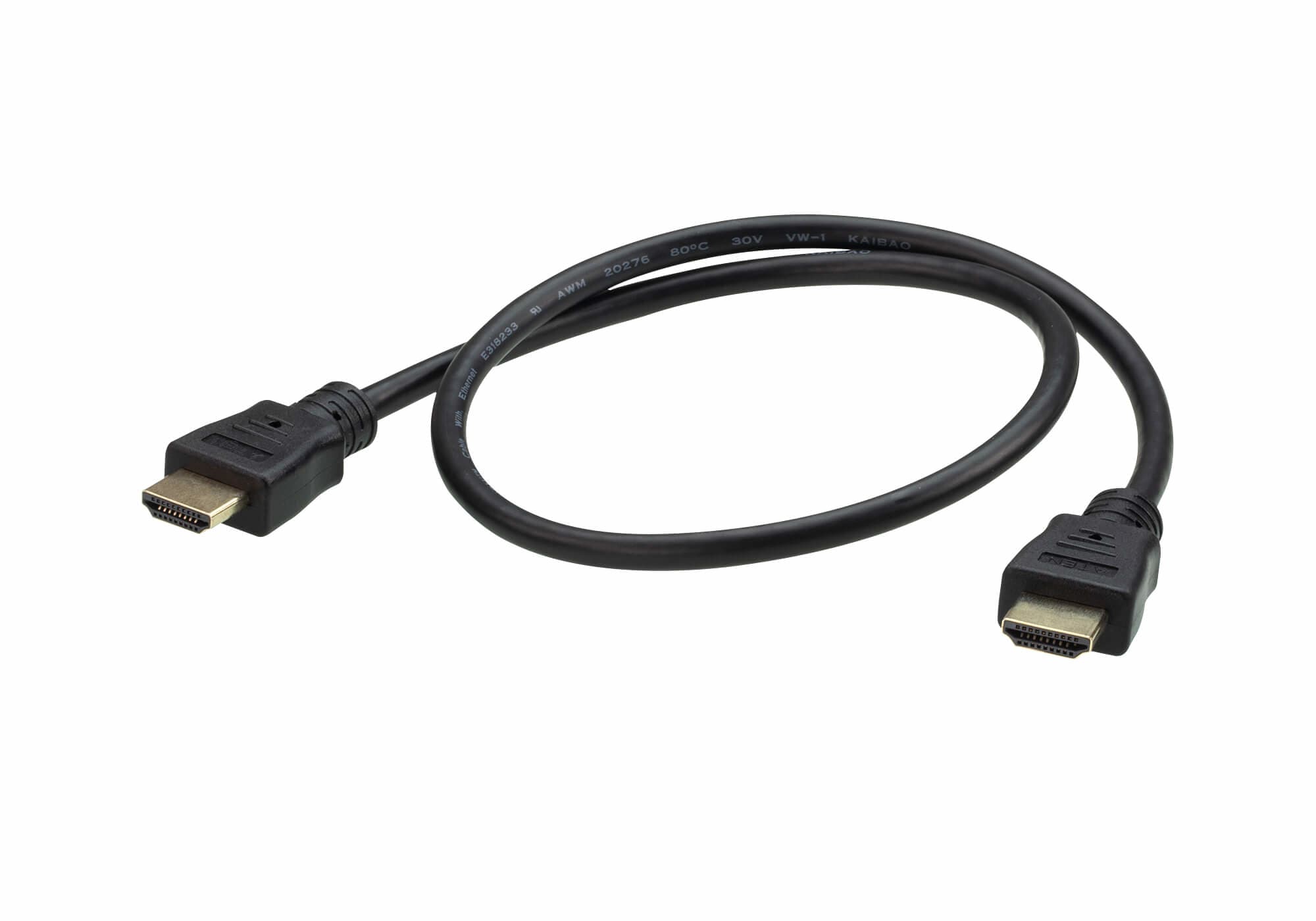 ATEN ATEN 0.6M 4K HDMI HIGH SPEED ETHERNET CABLE 2L-7DA6H
