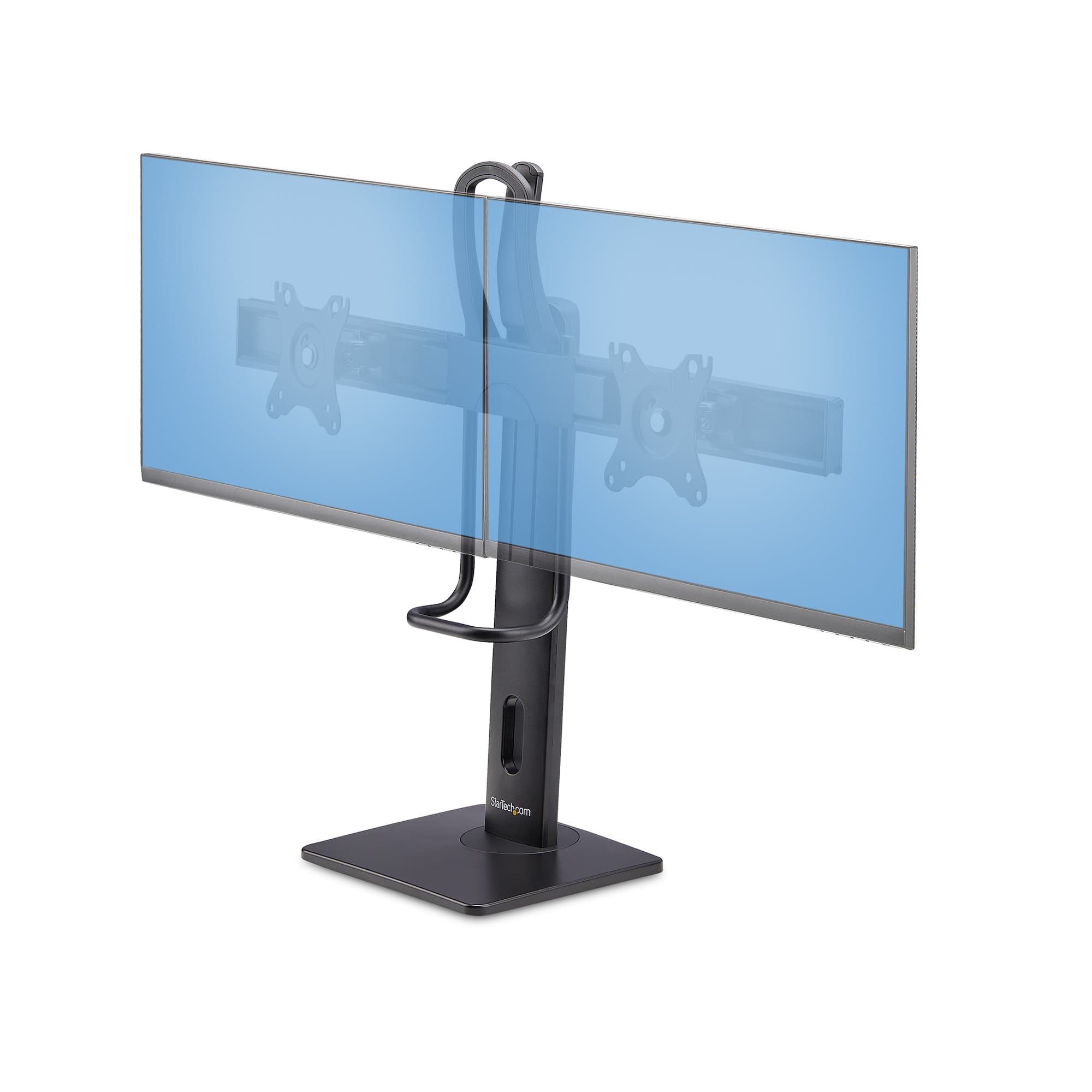 STARTECH STARTECH.COM CROSSBAR DUAL MONITOR DESK STAND, DOUBLE 27INCH SCREENS/VESA, 5 YR 2MC1S-MONITOR-STAND