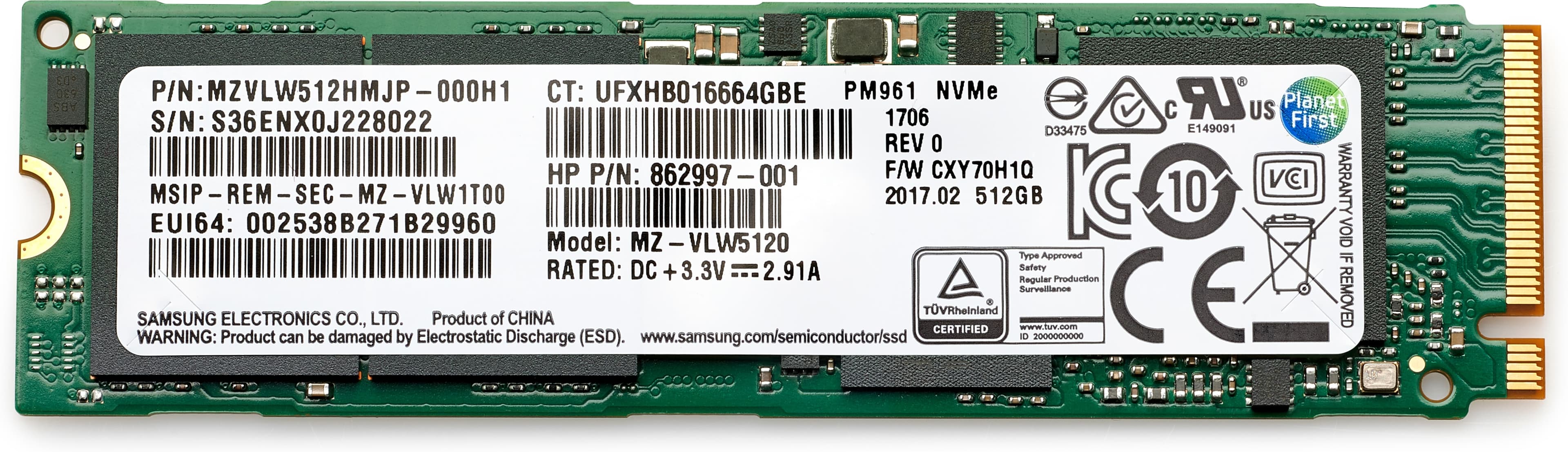 HP HP PCIe NVMe M.2 Gen 4 1TB TLC Solid State Drive 406L7AA