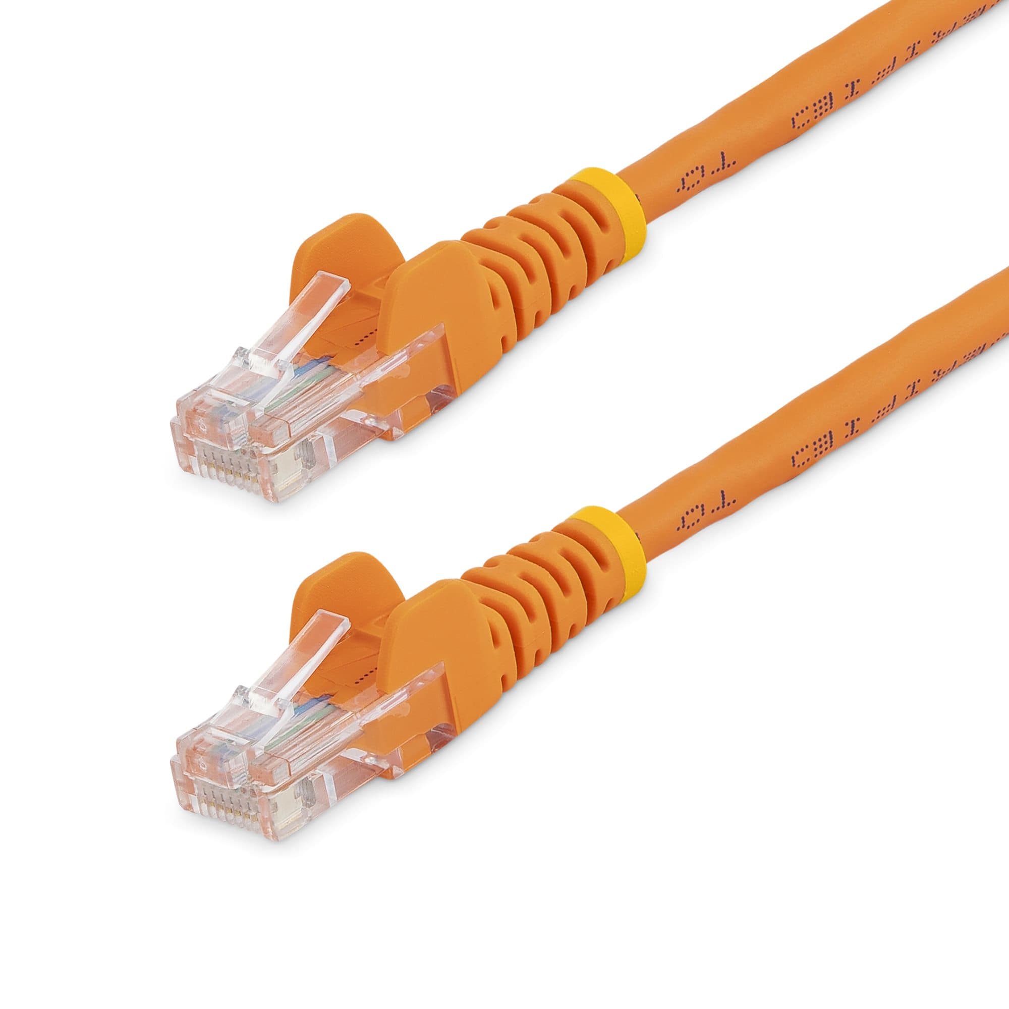 STARTECH STARTECH.COM 0.5M ORANGE CAT5E ETHERNET PATCH CABLE - SNAGLESS, LTW 45PAT50CMOR