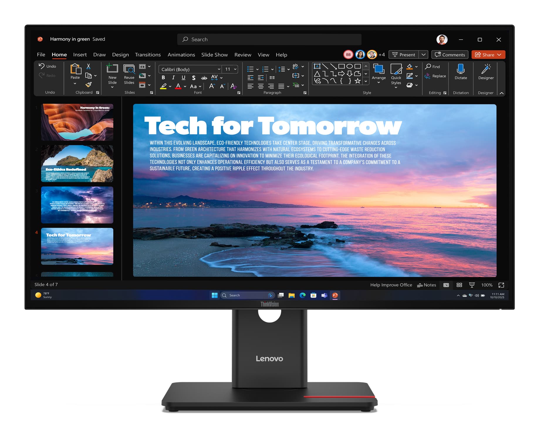 LENOVO LENOVO T27QD-40 27" QHD 2560x1440 (16:9), DP+HDMI+USBC, DP OUT, RJ45, PD 96W, 3Y 64AAGAR2AU
