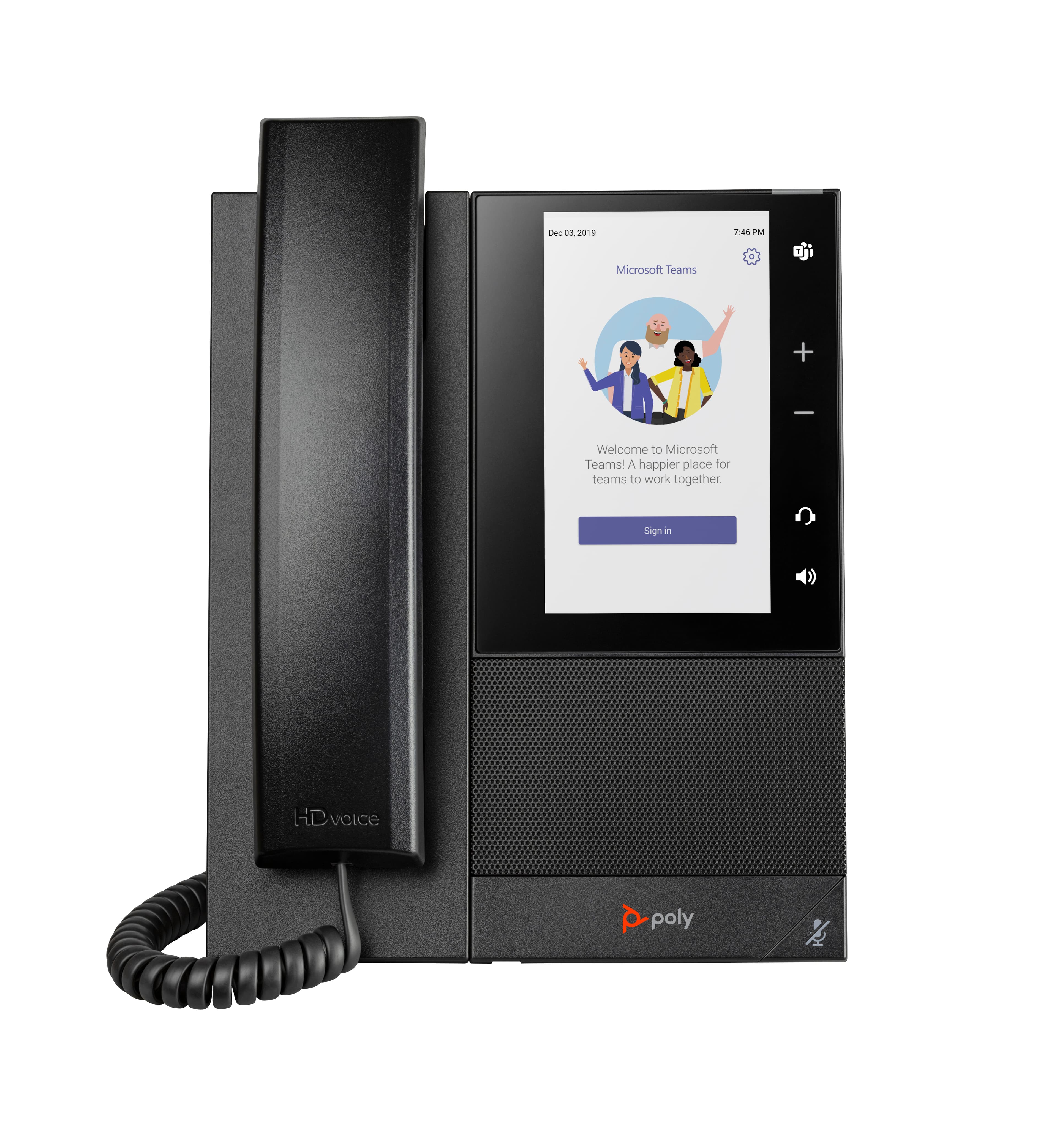 HP HP Poly CCX 505 Business Media Phone for Microsoft Teams and PoE-enabled 82Z79AA