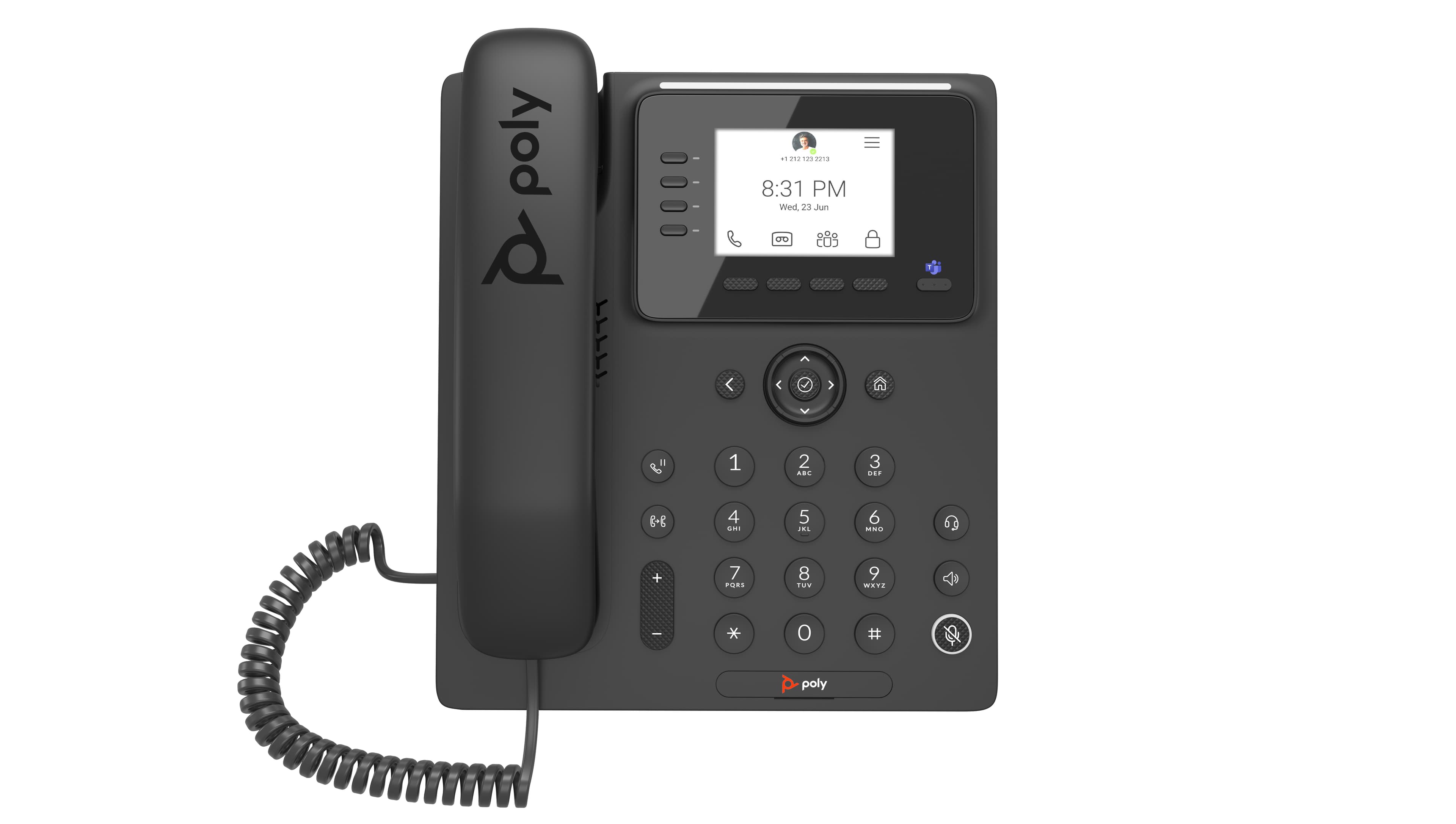 HP HP Poly CCX 350 Business Media Phone for Microsoft Teams and PoE-enabled 848Z7AA