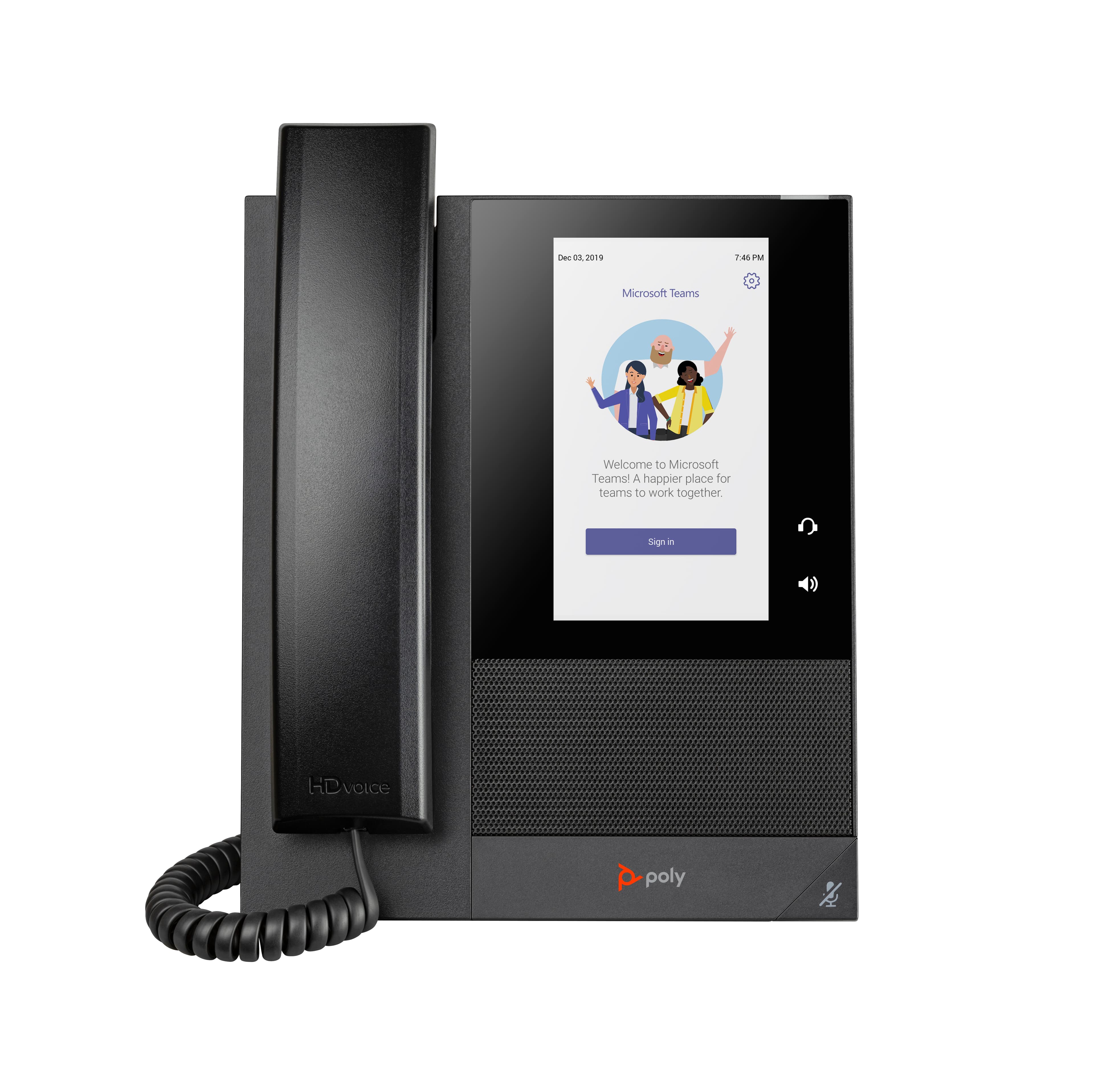 HP HP Poly CCX 400 Business Media Phone for Microsoft Teams and PoE-enabled 848Z8AA