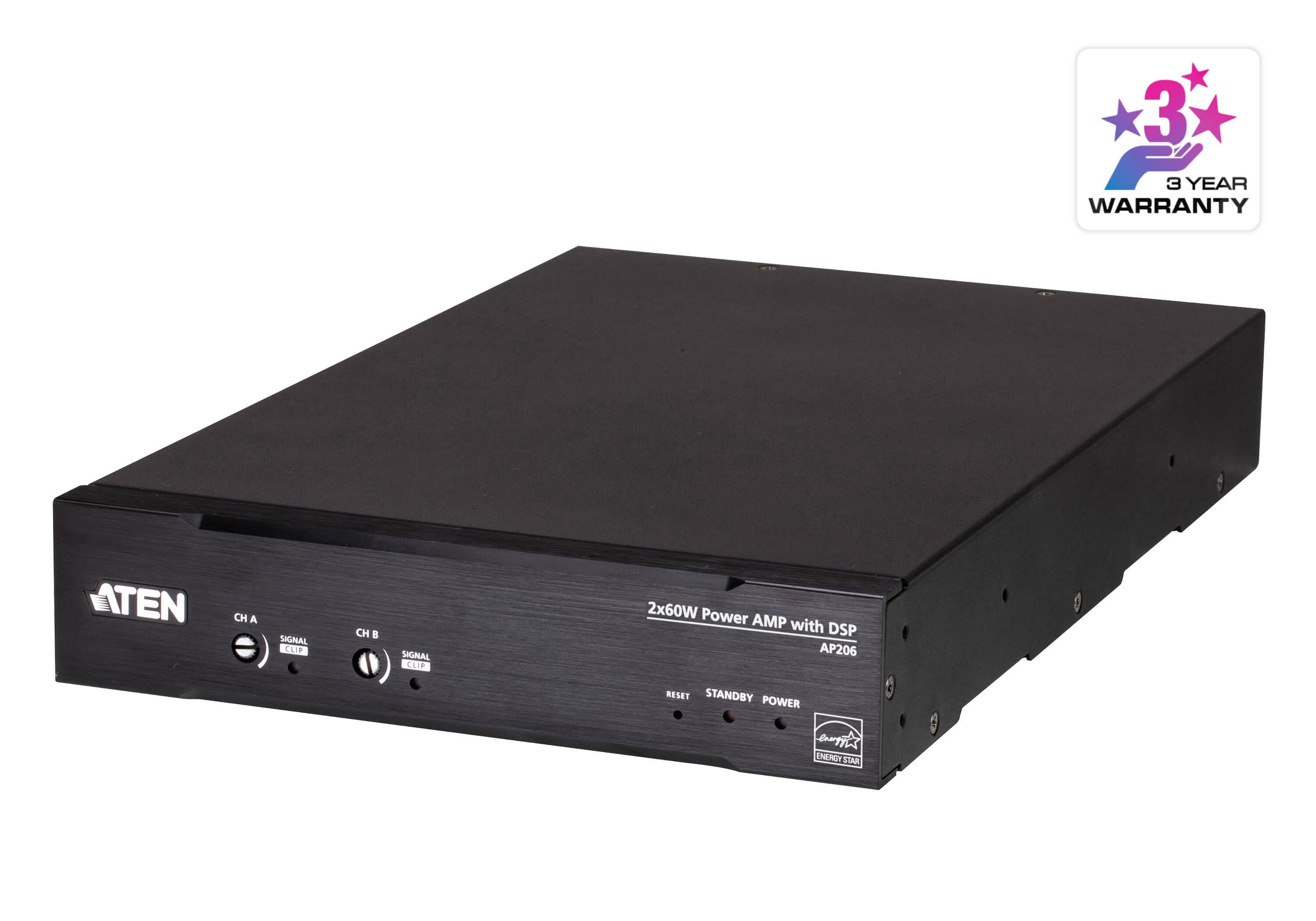 ATEN ATEN 2 X 60W POWER AMPLIFIER WITH DSP AP206-AT-U