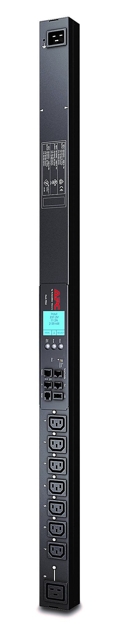 APC APC (AP8958) RACK PDU 2G, SWITCHED, ZEROU, 20A/208V, 16A/230V, (7) C13 & (1) C19 AP8958