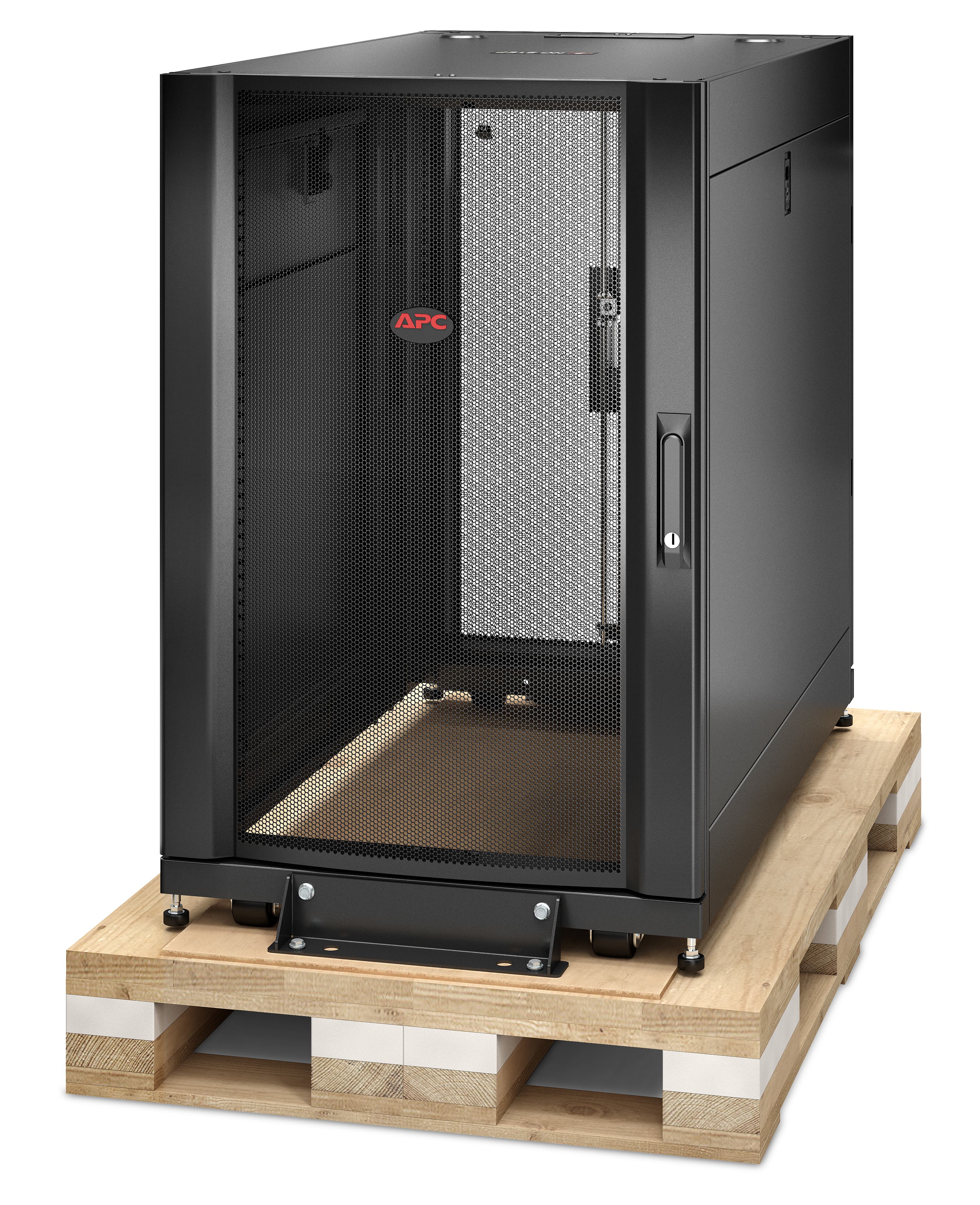 APC APC NETSHELTER SX 18U SERVER RACK ENCLOSURE 600MM X 1070MM W/ SIDES BLACK SHOCK PACKAGING AR3106SP