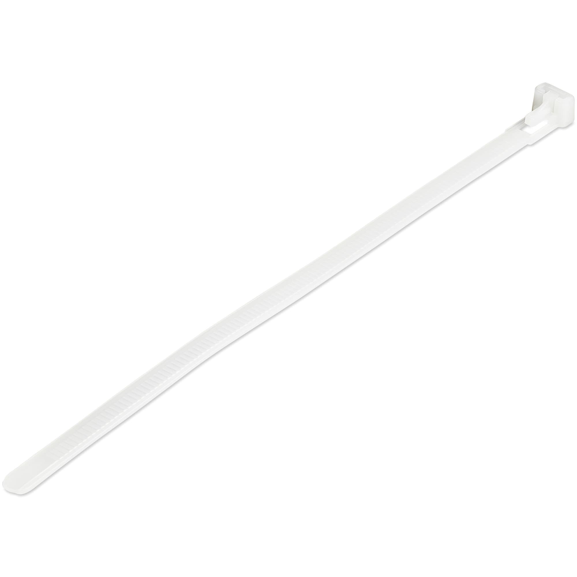 STARTECH STARTECH.COM 100 PACK OF 20CM RESEALABLE ZIP TIES, 2 YR CBMZTRB8
