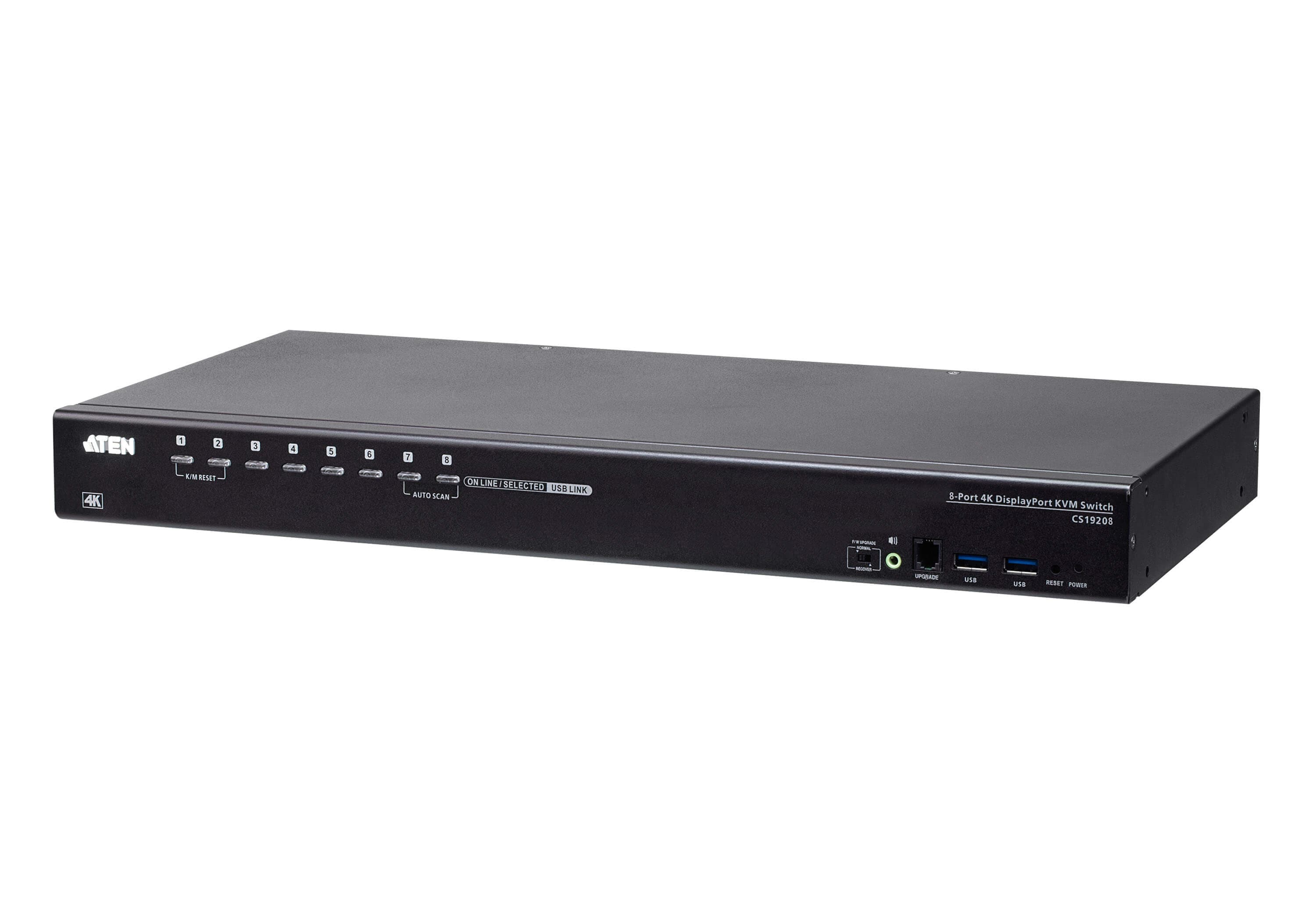 ATEN ATEN 8-PORT USB 3.0 4K DISPLAYPORT KVM SWITCH CS19208-AT-U