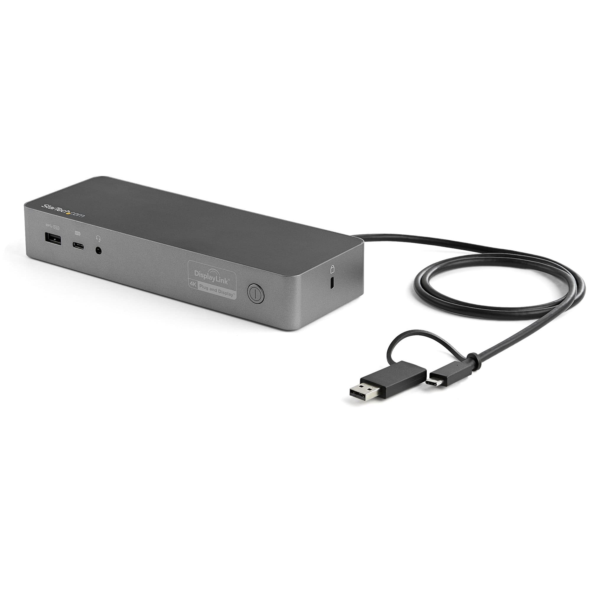 STARTECH STARTECH.COM USB-A/USB-C HYBRID DOCK DUAL 4K 60HZ HDMI/DISPLAYPORT 100W PD 3 YR DK30C2DPEP