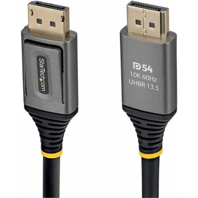 STARTECH STARTECH.COM 3M DISPLAYPORT 2.1 CABLE, VESA-CERTIFIED, DP54 DP 2.1 CABLE, LTW DP21V-3M-DP54-CABLE