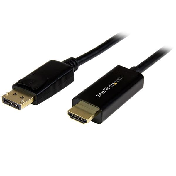 STARTECH STARTECH.COM 5M(16FT) DISPLAYPORT TO HDMI CABLE - 4K DP 1.2 TO HDMI ADAPTER 3 YR DP2HDMM5MB