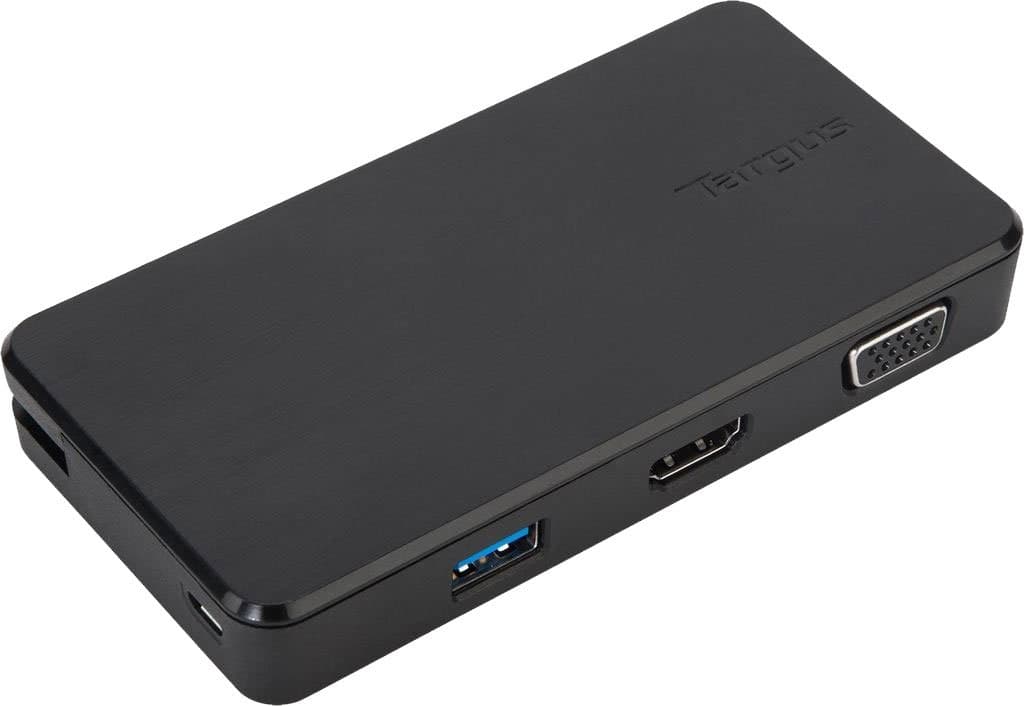 TARGUS TARGUS USB 3.0 & USB-C DUAL TRAVEL DOCK DSU100US