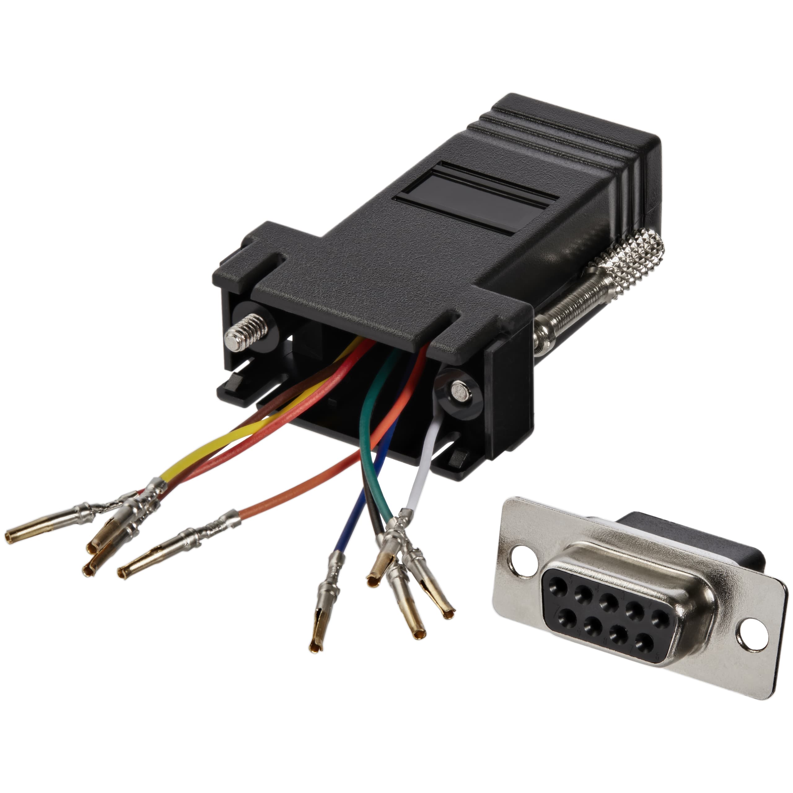 STARTECH STARTECH.COM DB9 TO RJ45 MODULAR SERIAL ADAPTER - BLACK LTW GC98FF