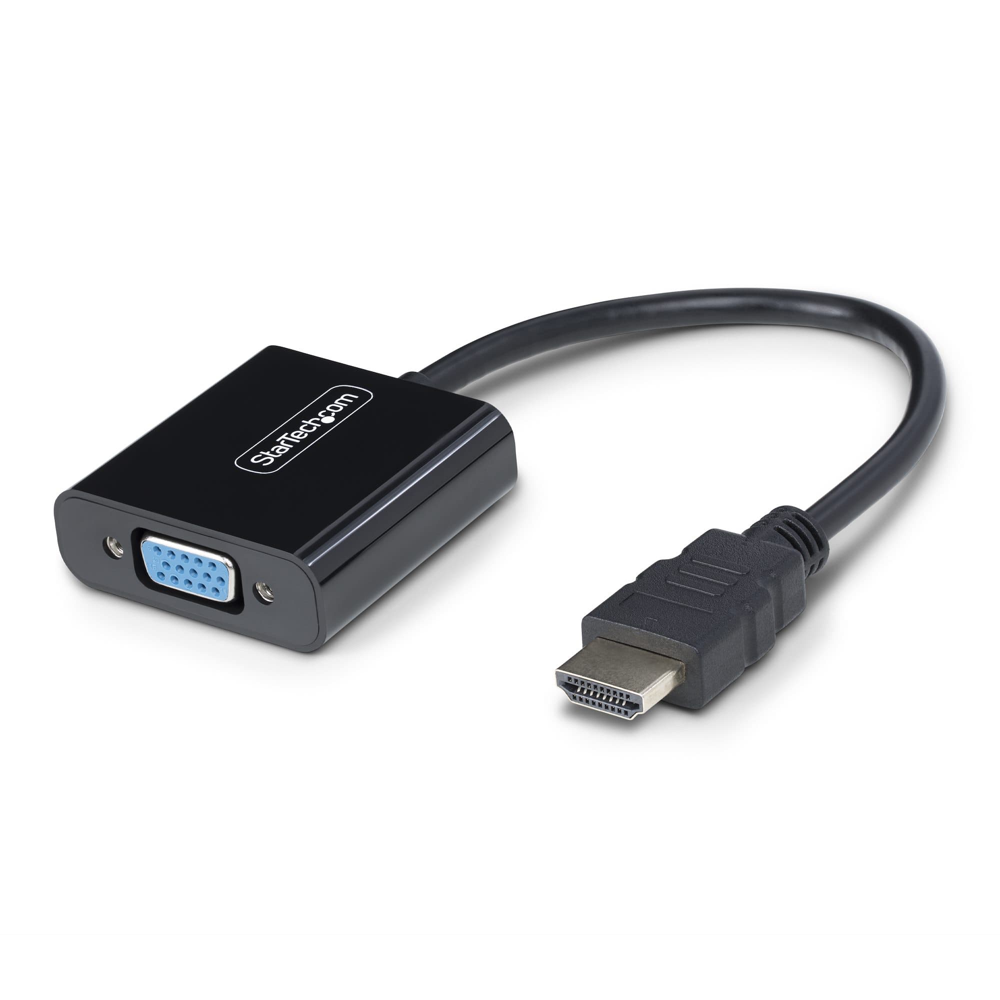 STARTECH STARTECH.COM HDMI TO VGA ADAPTER, 1080P, ACTIVE VIDEO CONVERTER, 3 YR HD2VGAE3