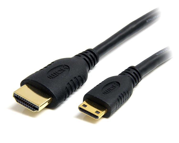 STARTECH STARTECH.COM 2M MINI HDMI TO HDMI CABLE ADAPTER/CONVERTER- 4K, HIGH SPEED LTW HDACMM2M