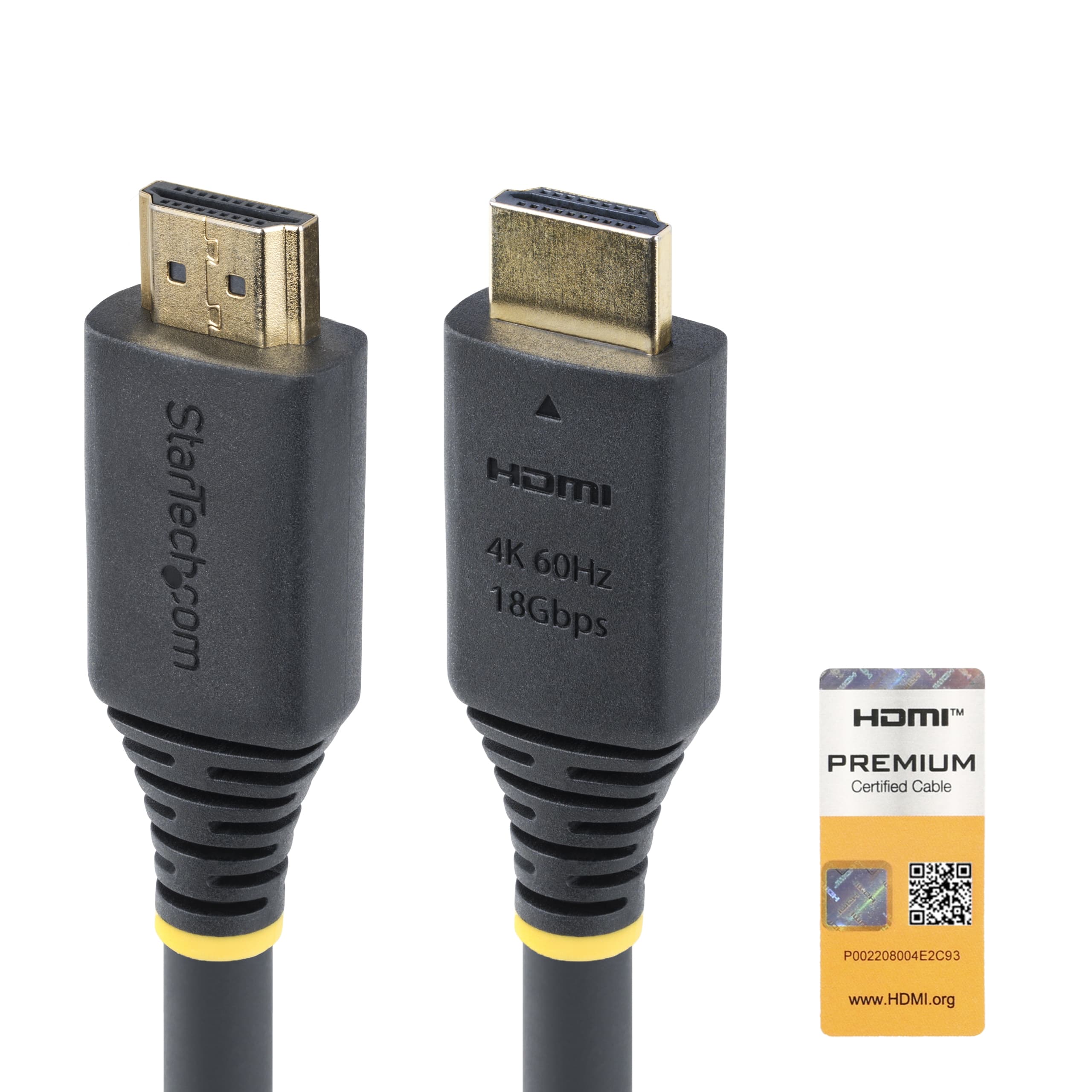 STARTECH STARTECH.COM 15M (49.2FT) ACTIVE HIGH SPEED HDMI CABLE, 4K60HZ, LTW HDMI2-CABLE-4K60-15M