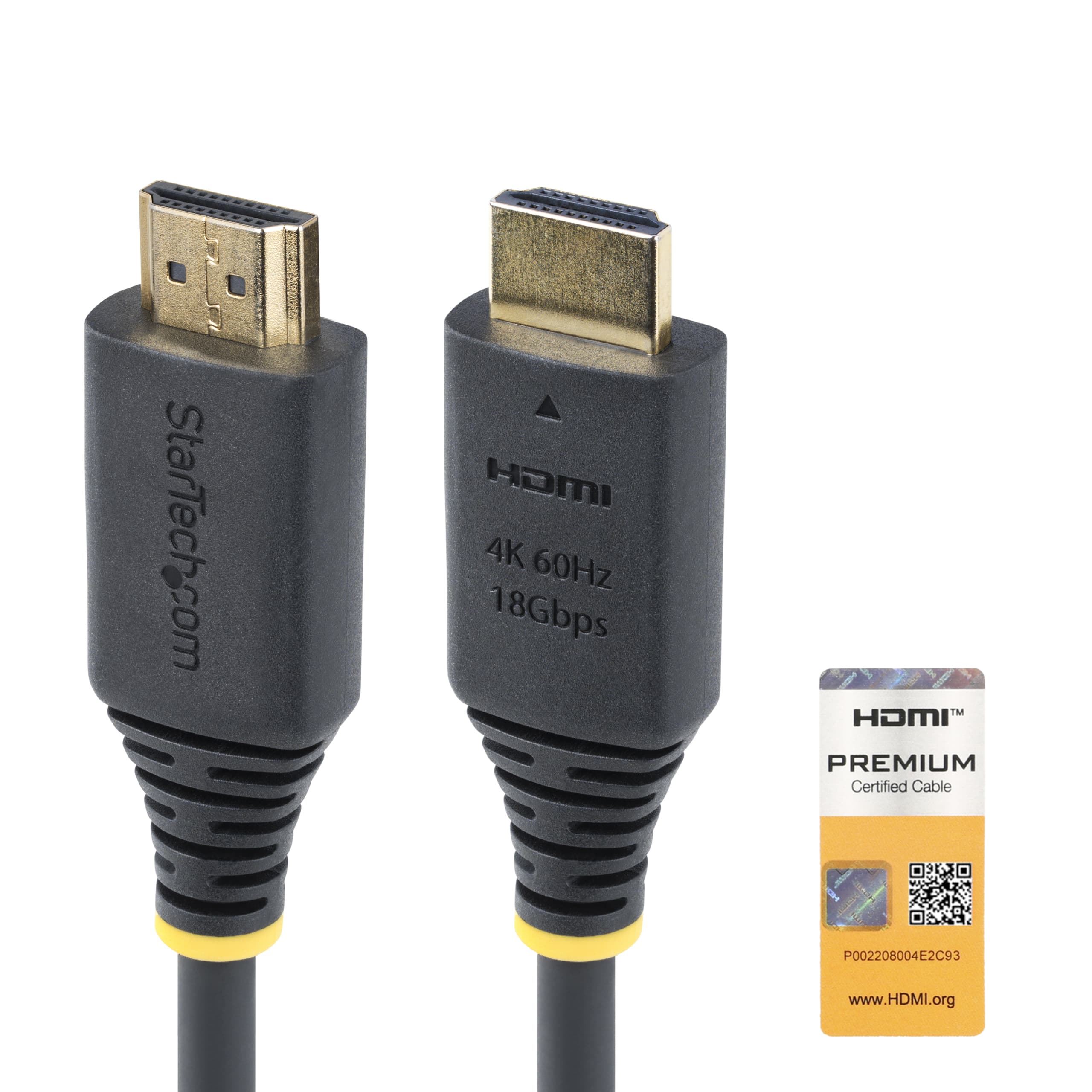 STARTECH STARTECH.COM 3M (10FT) PREMIUM CERTIFIED HIGH SPEED HDMI CABLE, 4K60HZ, LTW HDMI2-CABLE-4K60-3M