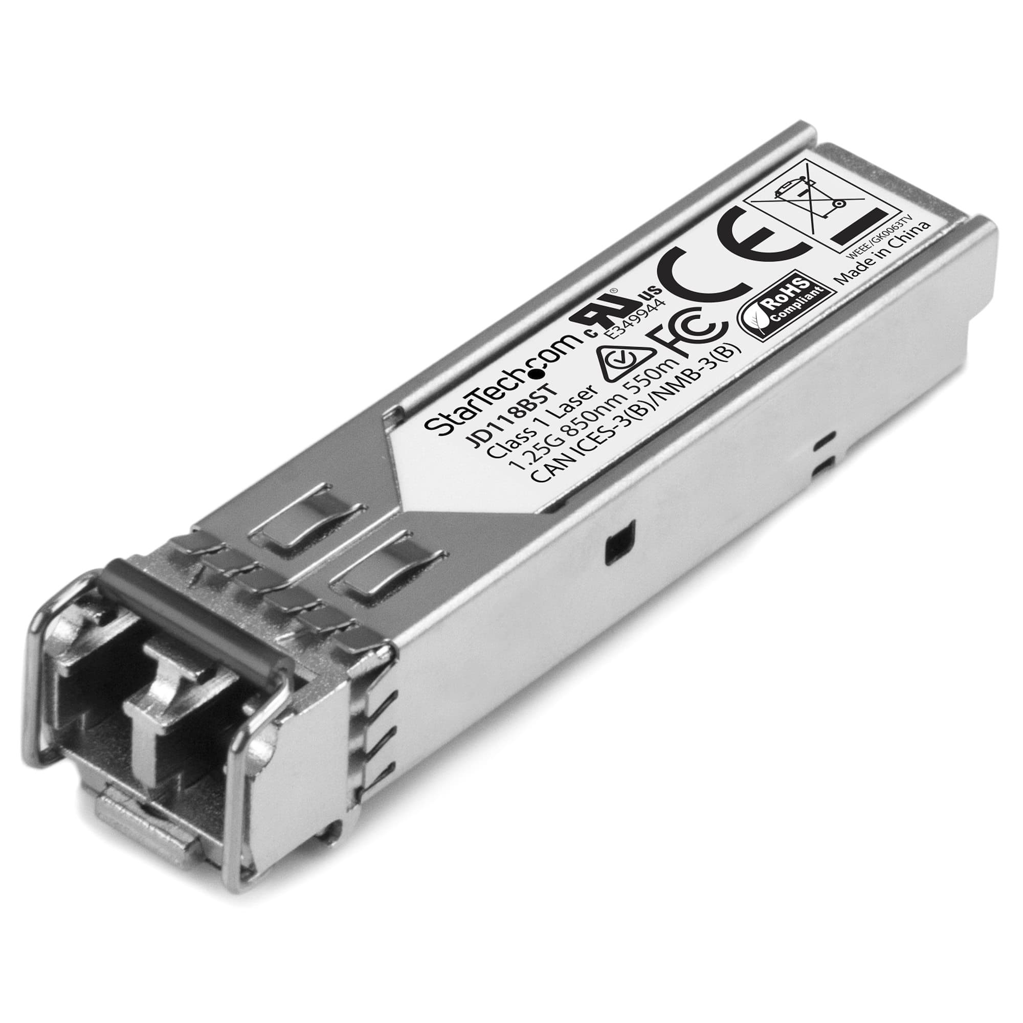 STARTECH STARTECH.COM HP JD118B COMPATIBLE SFP FIBER MODULE - 1000BASE-SX - LIFETIME WARRANTY LTW JD118BST