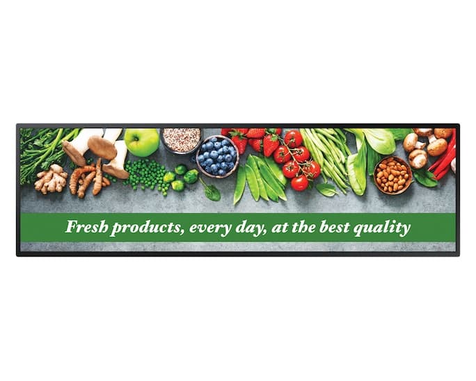 SAMSUNG SAMSUNG STRETCH DISPLAY, 37" LED, 1920x540, 700NITS, DP, HDMI, SERIAL, LAN, 24H/7D, 3YR LH37SHCEBGBXXY