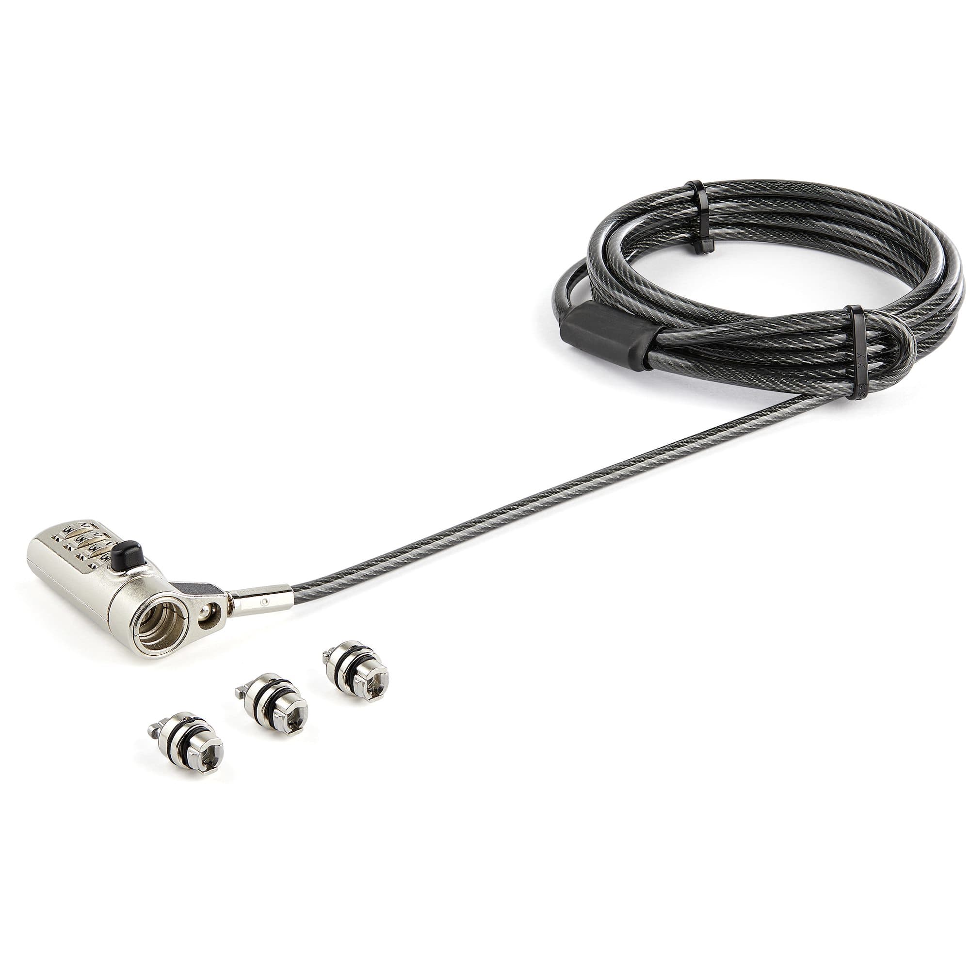 STARTECH STARTECH.COM UNIVERSAL LAPTOP CABLE LOCK COMBINATION - K-SLOT/NANO/WEDGE 2 YR LTULOCK4D
