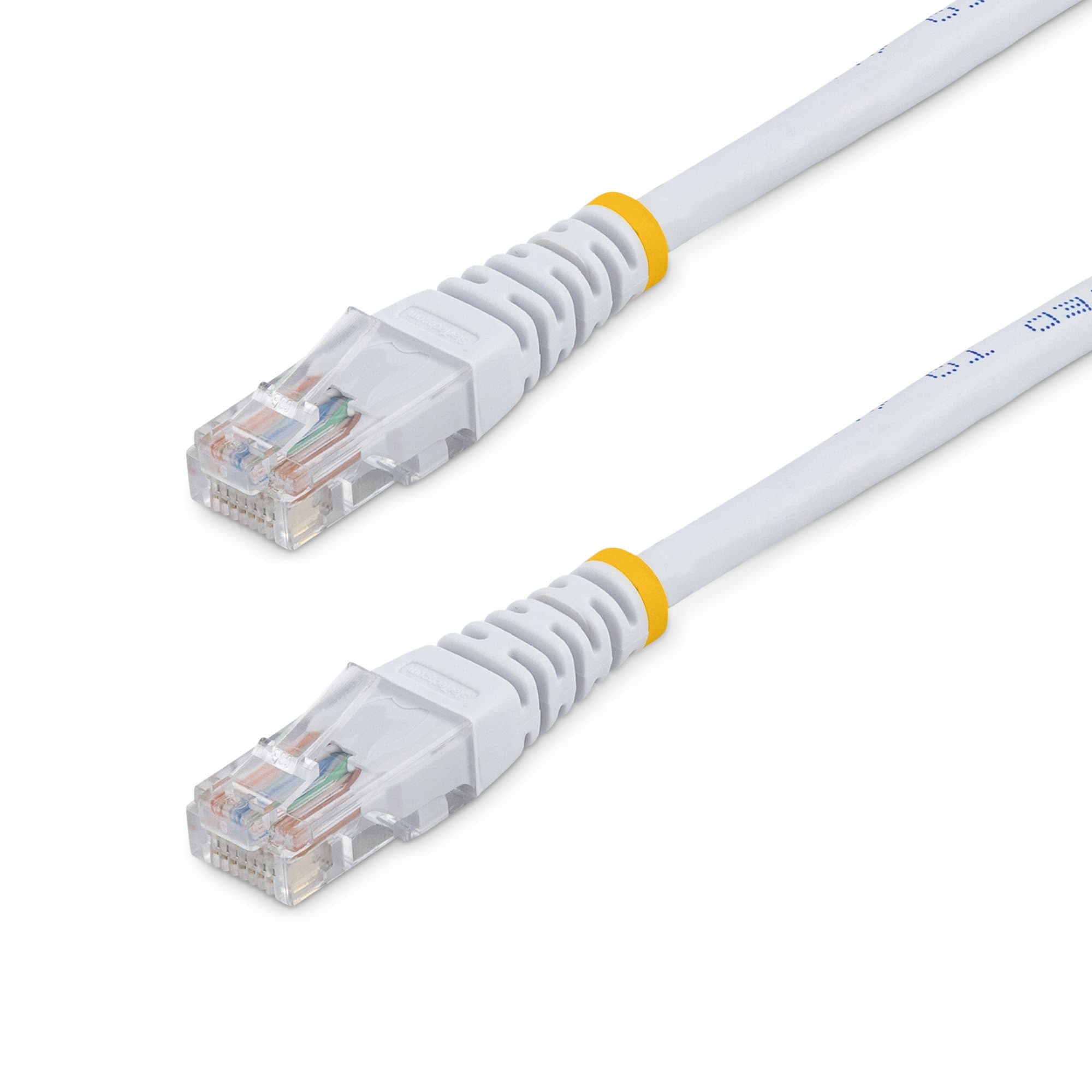 STARTECH STARTECH.COM 15M CAT5E WHITE MOLDED RJ45 UTP CAT 5E PATCH CABLE CORD 15 M, LTW M45PAT15MWH