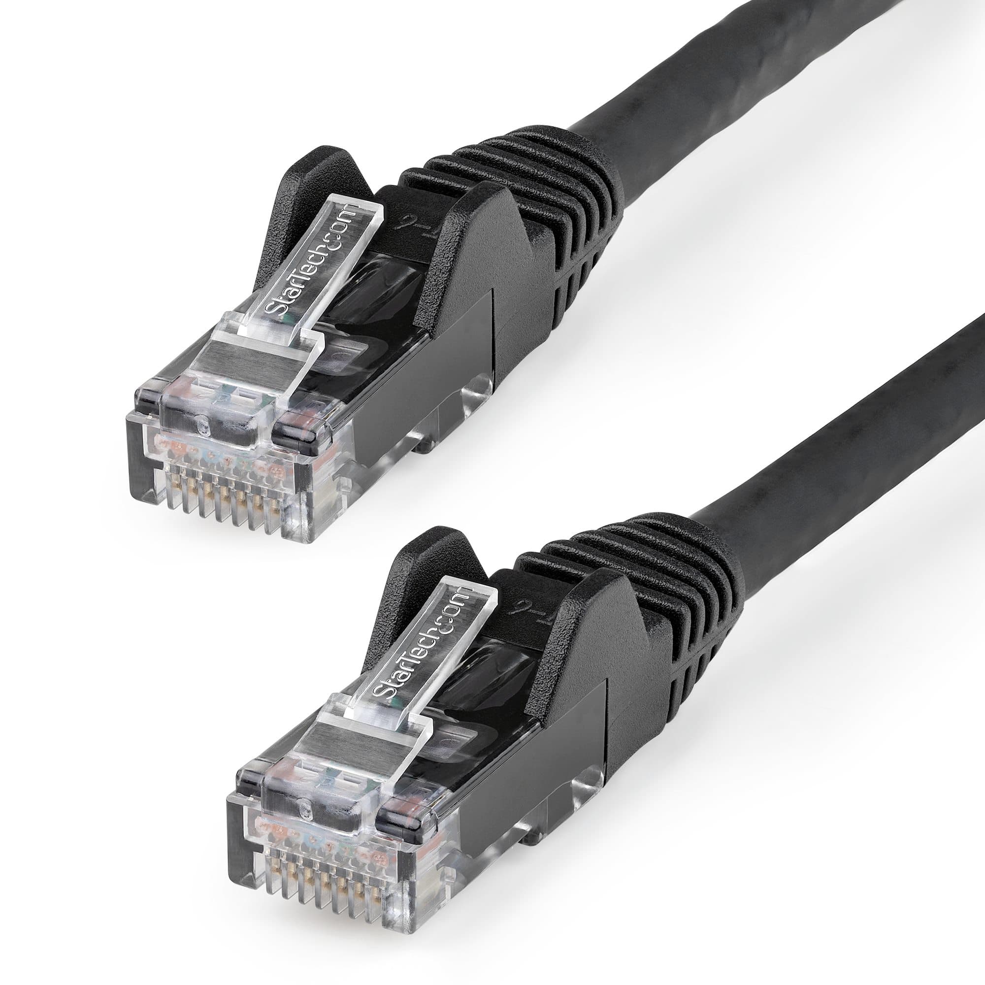 STARTECH STARTECH.COM 15M BLACK CAT6 CABLE - LSZH GIGABIT CAT6 SNAGLESS ETHERNET CABLE - M/M LTW N6LPATCH15MBK