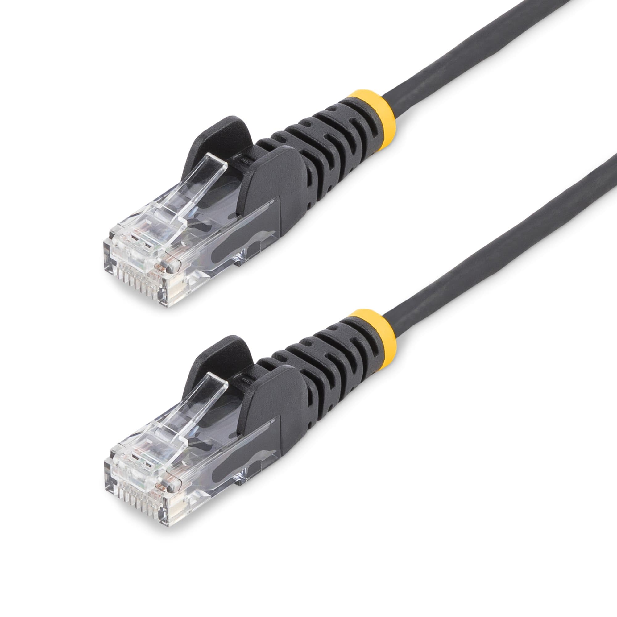 STARTECH STARTECH.COM 7M BLACK SLIM CAT6 ETHERNET CABLE, SNAGLESS, 28AWG, LSZH, LTW N6PAT7MBKS