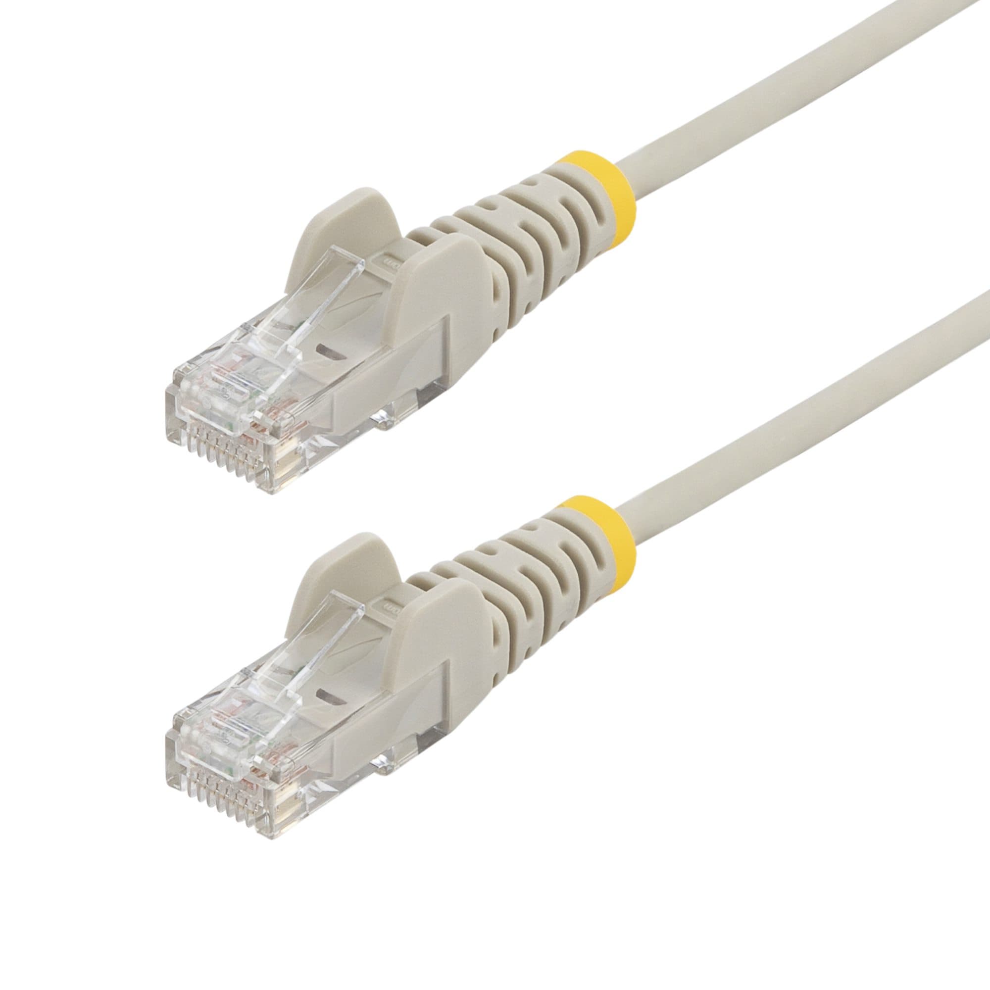 STARTECH STARTECH.COM 7M GRAY SLIM CAT6 ETHERNET CABLE, SNAGLESS, 28AWG, LSZH, LTW N6PAT7MGRS