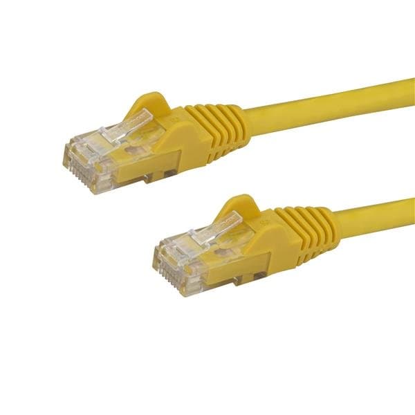 STARTECH STARTECH.COM CAT6 ETHERNET CABLE 2M YELLOW 650MHZ 100W SNAGLESS PATCH CORD LTW N6PATC2MYL