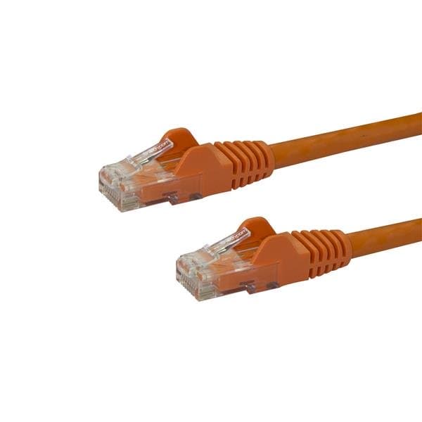 STARTECH STARTECH.COM 7M CAT6 PATCH CABLE WITH SNAGLESS RJ45 CONNECTORS - ORANGE, LTW N6PATC7MOR